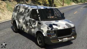 Le Speedo Custom avec le motif "Moderne 5 couleurs"