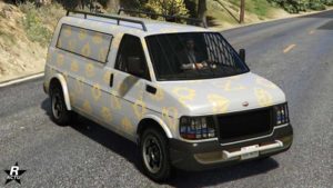 Le motif "Monogramme Sessanta Nove" sur le Vapid Speedo Custom