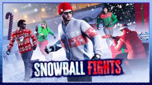 Bataille de boules de neige dans GTA Online