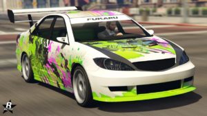 Vue avant de la voiture Karin Asterope GZ dans GTA Online