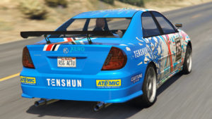 Vue arrière de la Karin Asterope GZ