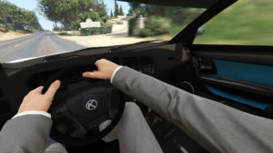 Vue intérieure de l'habitacle de la Karin Asterope GZ