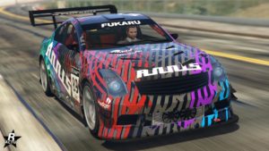 Vue de devant de la voiture FR36 de marque Fathom