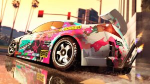 La voiture Pathom FR36 qui est de catégorie "coupé" dans GTA Online