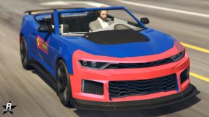 Vue avant de la Declasse Vigero ZX décapotable