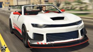 Vue avant de la Declasse Vigero ZX décapotable