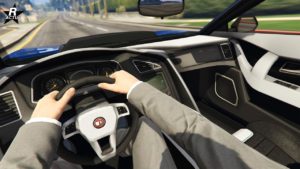 Vue de l'intérieur de la Declasse Vigero ZX décapotable