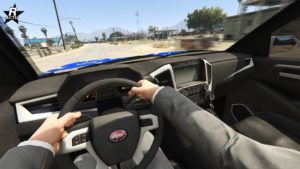 Vue de l'intérieur de la Vapid Aleutian