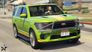 Vue de devant de la Vapid Aleutian