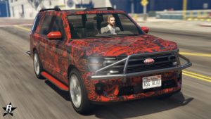 Vue de devant de la Vapid Aleutian