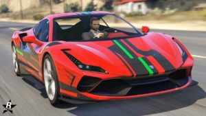 Vue de devant de la Grotti Turismo Omaggio