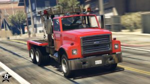 Vue de l'avant de la Vapid Dépanneuse