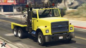 Vue de devant de la Vapid Dépanneuse