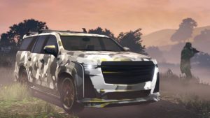 L'Albany Cavalcade XL avec le motif de camouflage qui est exclusif au membres GTA+