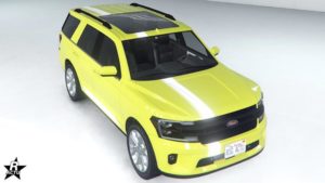 Le motif "Bandes blanches" sur la Vapid Aleutian.