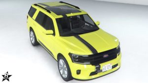 Le motif "Bandes noires" présent sur le véhicule Vapid Aleutian dans GTA Online