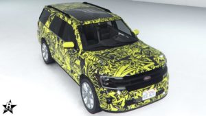 La Vapid Aleutian avec la motif de carrosserie "Graffiti"