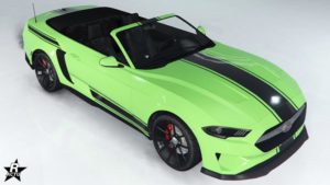 Le motif "Bandes de rue" appliqué sur le véhicule Dominator GT de chez Vapid