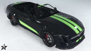 Le motif de véhicule "Circuit, uni" appliqué sur la Vapid Dominator GT