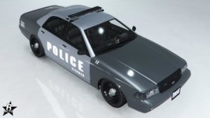 Le motif "LSPD (Richman)" sur la carrosserie Vapid Stanier LE Cruiser