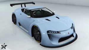 La voiture Emperor ETR1 ne disposant d'aucun motif sur sa carrosserie dans GTA Online.