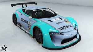 Le motif de véhicule "Kronos" sur l'Emperor ETR1