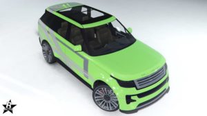 Le motif "... et la patrie" sur la carrosserie du Gallivanter Baller ST-D