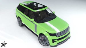 Le motif "Bandes blanches alternatif" sur le Gallivanter Baller ST-D