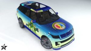 Le motif "Rangers de l'espace" sur le Gallivanter Baller ST-D