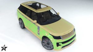 Le motif "Sessenta Nove alternatif" présent sur la carrosserie du Gallivanter Baller ST-D