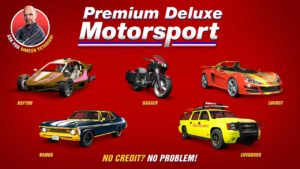 Cette semaine dans la concession automobile Premium Deluxe Motorsport, les voitures disponibles sont le 4×4 Garde-côte, le BF Raptor, le Declasse Vamos, la Ocelot Locust et la Western Bagger