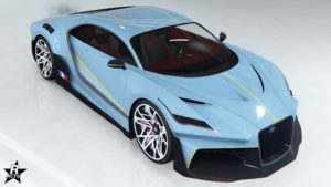 Le motif "Nuances jaunes" présent sur la carrosserie de la Truffade Thrax