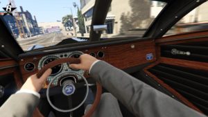 Vue intérieure de l'habitacle de la voiture "Truffade Z-Type" dans GTA Online