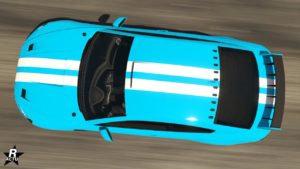 Vue de dessus de la voiture allemande 8F Drafter