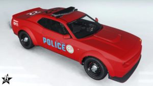 Le motif "LSPD (Del Perro)" sur la Bravado Gauntlet Interceptor dans GTA Online