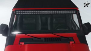 L'élément de personnalisation "Barre lumineuse" sur le Canis Terminus