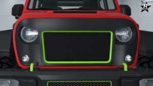 L'élément de personnalisation "Calandre agressive" sur le Canis Terminus