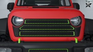 L'élément de personnalisation "Calandre de rechange" sur le Canis Terminus