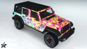 Le motif "Hardstand psychédélique" sur le Canis Terminus