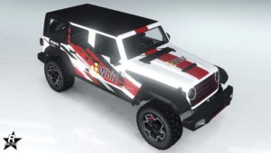 Le motif "Whiz tout-terrain" sur le Canis Terminus