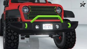 L'élément de personnalisation "Pare-chocs lourd" sur le Canis Terminus