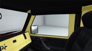 Les éléments de l'habitable du Canis Terminus qui disposent d'une personnalisation de couleur de finitions, les éléments concernés apparaissent en jaune