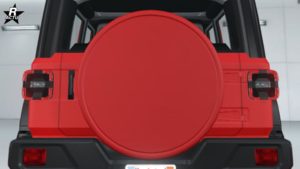 L'élément de personnalisation "Couverture de roue peinte" sur le Canis Terminus