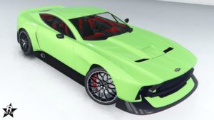 La voiture Dewbauchee Champion ne disposant d'aucun motif sur sa carrosserie