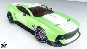 Le skin "Course Pisswasser" sur le véhicule Dewbauchee Champion