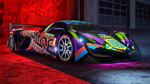 La Principe Deveste Eight vue de devant avec un motif Hao