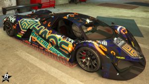 Le motif "HSW orange délirant" qui est exclusif aux membres GTA+