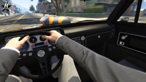 Vue de l'habitacle de la voiture Declasse Yosemite Drift dans GTA Online