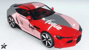 Le motif de véhicule "Fuque" sur la Jester RR