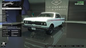 L'atelier de customisation dans le garage GTA+ Vinewood Car Club
